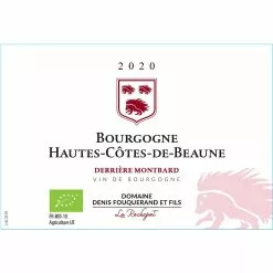De gros 🎉 Domaine Denis Fouquerand & Fils Derrière Montbard BIO, 2020 - Bourgogne Hautes-Côtes de Beaune AOP - Rouge - 75 cl ✨ -Vins Rouges Soldes 3219850059107 3