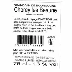 Tout neuf ⌛ Domaine Jacqueline Frachet Vieilles Vignes, 2020 - Chorey-les-Beaunes AOP - Rouge - 75 cl 😍 -Vins Rouges Soldes 3219850059114 2