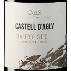 Tout neuf ⌛ Castell d'Agly, 2019 - Maury Sec AOP - Rouge - 75 cl 🤩 -Vins Rouges Soldes 3248847696940 3