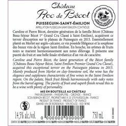 Les meilleures critiques de ⌛ Château Roc de Becot, 2020 - Puisseguin-Saint-Emilion AOP - Rouge - 75 cl ⌛ -Vins Rouges Soldes 3258690012781 2