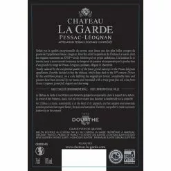 Grosses soldes ⌛ Château La Garde, 2020 - Pessac-Léognan AOP - Rouge - 75 cl ⌛ -Vins Rouges Soldes 3258690036541 2