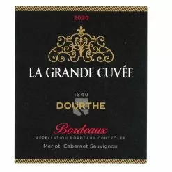 Le moins cher ✔️ Dourthe La Grande Cuvée, 2019 - Bordeaux AOP - Rouge - 75 cl ⌛ -Vins Rouges Soldes 3258691331560 3 1