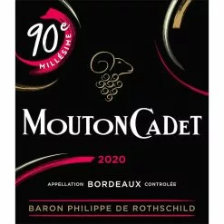 Budget ✨ Mouton Cadet, 2020 - Bordeaux AOP - Rouge - 75 cl ⌛ -Vins Rouges Soldes 3262151637758 3
