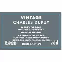 Offres 👏 Mas Amiel Vintage - Charles Dupuy, 2014 - Maury AOP - Rouge - 75 cl 😀 -Vins Rouges Soldes 3281540036149 2