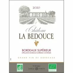 Remise 🎉 Château La Bedouce BIO, 2020 - Bordeaux Supérieur AOP - Rouge - 75 cl ⭐ -Vins Rouges Soldes 3295890234612 3