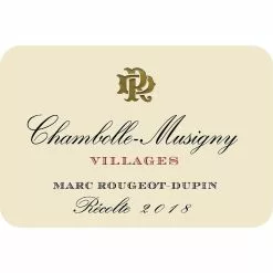 Tout neuf 😉 Marc Rougeot-Dupin, 2018 - Chambolle-Musigny AOP - Rouge - 75 cl 💯 -Vins Rouges Soldes 3296311157008 3