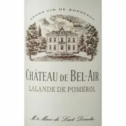 Sortie ⌛ Château De Bel-Air, 2020 - Lalande de Pomerol AOP - Rouge - 75 cl 🔔 -Vins Rouges Soldes 3328155014817 3