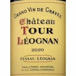 Coupon ❤️ Château Tour Léognan, 2020 - Pessac-Léognan AOP - Rouge - 75 cl 😍 -Vins Rouges Soldes 3330252201205 3
