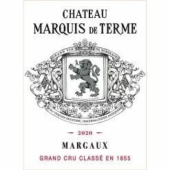 Budget 🥰 Château Marquis de Terme, 2020 - Margaux AOP - Rouge - 75 cl ✨ -Vins Rouges Soldes 3378281202008 3