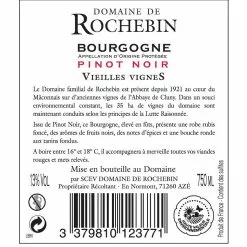 Acheter ⭐ Domaine de Rochebin Vieilles Vignes, 2019 - Bourgogne Pinot Noir AOP - Rouge - 75 cl ✔️ 5 Acheter ⭐ Domaine de Rochebin Vieilles Vignes, 2019 - Bourgogne Pinot Noir AOP - Rouge - 75 cl ✔️ -Vins Rouges Soldes 3379810123771 2