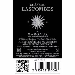 Top 10 🎁 Château de Lascombes, 2019 - Margaux AOP - Rouge - 75 cl ✔️ -Vins Rouges Soldes 3410251190042 2