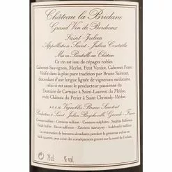 Meilleure vente ✔️ Château La Bridane, 2020 - Saint-Julien AOP - Rouge - 75 cl ❤️ -Vins Rouges Soldes 3444800000056 3