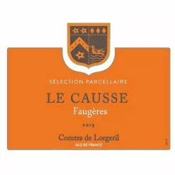 Coupon 🤩 Le Causse BIO, 2019 - Faugères AOP - Rouge - 75 cl 🎁 -Vins Rouges Soldes 3454781517443 3