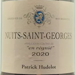 Vente flash ⌛ Patrick Hudelot En Régnié, 2020 - Nuits Saint Georges AOP - Rouge - 75 cl 🧨 -Vins Rouges Soldes 3463640036605 3