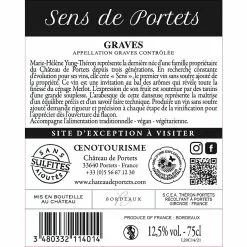 De gros 💯 Sens de Portets, 2020 - Graves AOP - Rouge - 75 cl 👍 -Vins Rouges Soldes 3480332114014 2