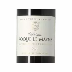 Bon marché 🤩 Château Roque Le Mayne, 2020 - Castillon Côtes de Bordeaux AOP - Rouge - 75 cl ❤️ -Vins Rouges Soldes 3484563342031 3
