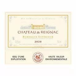 Les meilleures critiques de ✔️ Château De Reignac, 2020 - Bordeaux Supérieur AOP - Rouge - 75 cl ✔️ -Vins Rouges Soldes 3492741075206 3