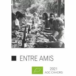 Remise 🔥 Entre Amis BIO, 2021 - Cahors AOP - Rouge - 75 cl ✨ -Vins Rouges Soldes 3496970000008 3