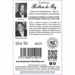Tout neuf ⭐ Château Rollan de By, 2019 - Médoc AOP - Rouge - 75 cl 🔔 -Vins Rouges Soldes 3511390419015 2