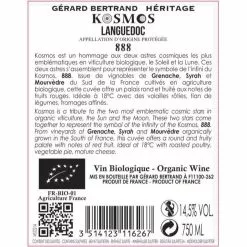 Offres 🎉 Kosmos 888, 2019 - Languedoc AOP - Rouge - 75 cl ❤️ -Vins Rouges Soldes 3514123116267 2