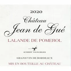 Acheter 🤩 Château Jean de Gué, 2020 - Lalande de Pomerol AOP - Rouge - 75 cl 😍 -Vins Rouges Soldes 3573420520313 3
