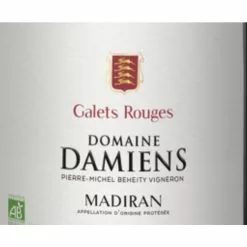 Budget ❤️ Domaine Damiens Galets Rouges BIO, 2020 - Madiran AOP - Rouge - 75 cl ✨ -Vins Rouges Soldes 3574881021012 3