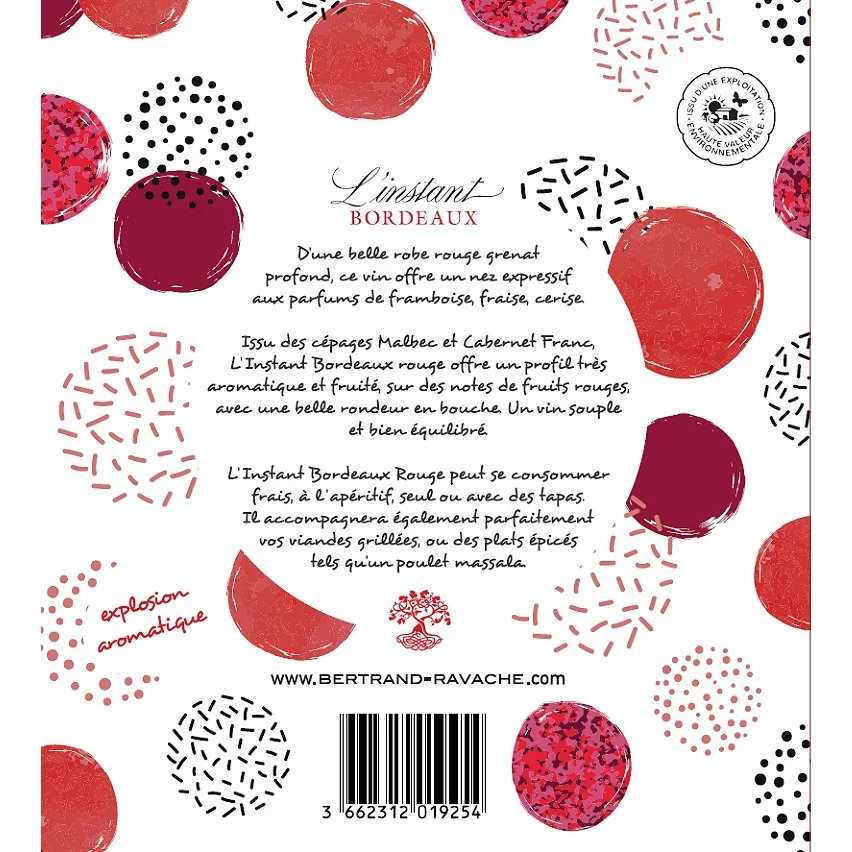 Budget ⌛ L'Instant - Bordeaux AOP - Rouge - Bag in Box, 300 cl ⭐ 4 Budget ⌛ L'Instant - Bordeaux AOP - Rouge - Bag in Box, 300 cl ⭐ – Image 2