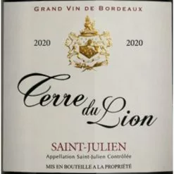 Remise ⭐ Terre du Lion, 2020 - Saint-Julien AOP - Rouge - 75 cl ❤️ -Vins Rouges Soldes 3663316014115 3