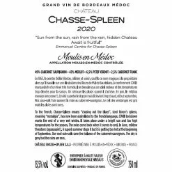 Remise 😍 Château Chasse-Spleen, 2020 - Moulis ou Moulis-en-Médoc AOP - Rouge - 75 cl 🎁 6 Remise 😍 Château Chasse-Spleen, 2020 - Moulis ou Moulis-en-Médoc AOP - Rouge - 75 cl 🎁 -Vins Rouges Soldes 3700218206672 2