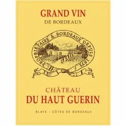 Bon marché 👏 Château du Haut Guérin, 2019 - Côtes de Blaye AOP - Rouge - 75 cl ⌛ -Vins Rouges Soldes 3700387097002 3
