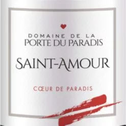 Le moins cher 🛒 Domaine de La Porte du Paradis Cœur De Paradis, 2021 - Saint-Amour AOP - Rouge - 75 cl 🔥 -Vins Rouges Soldes 3760014281686 3