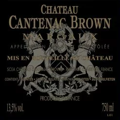 Meilleure affaire ⭐ Cantenac Brown, 2019 - Margaux AOP - Rouge - 75 cl 🥰 -Vins Rouges Soldes 3760020114008 2