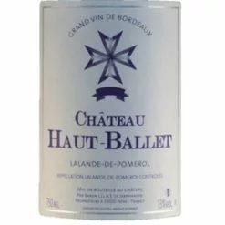Meilleure affaire 💯 Château Haut Ballet, 2019 - Lalande de Pomerol AOP - Rouge - 75 cl ⭐ -Vins Rouges Soldes 3760042576198 2