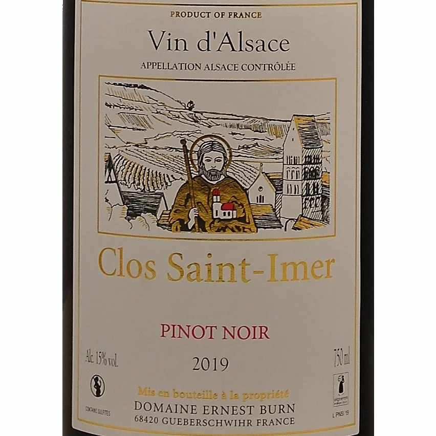Le moins cher đ„ Domaine Ernest Burn Clos Saint-Imer, 2019 - Alsace Pinot Noir AOP - Rouge - 75 cl â 4 Le moins cher đ„ Domaine Ernest Burn Clos Saint-Imer, 2019 - Alsace Pinot Noir AOP - Rouge - 75 cl â â Image 2