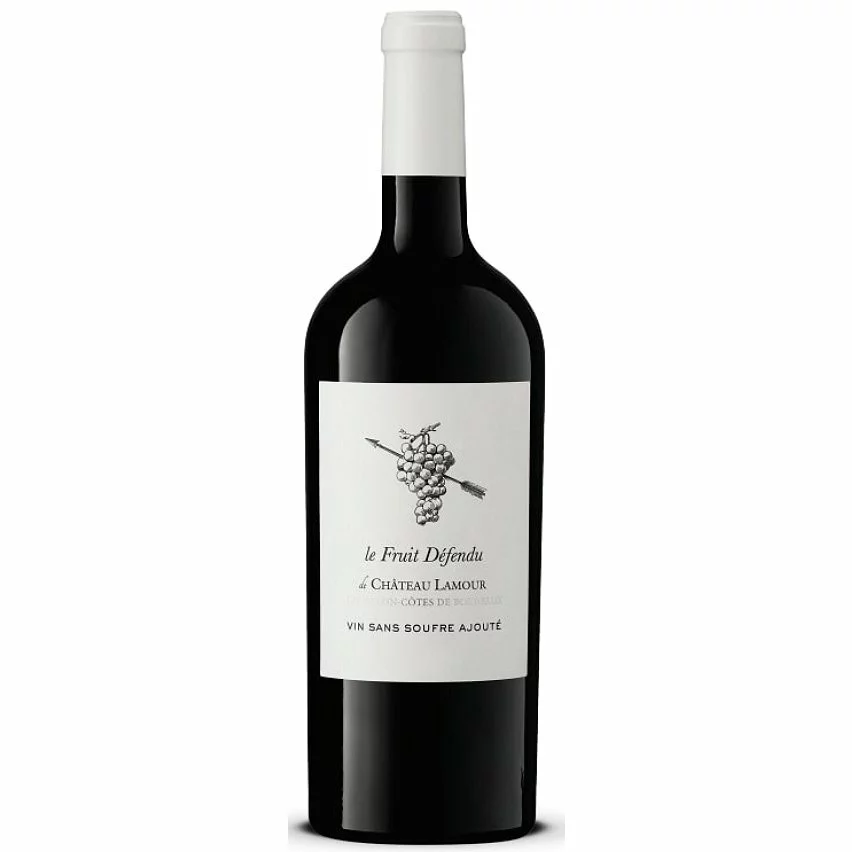De gros ✨ Le Fruit Défendu du Château Lamour Sans Sulfites Ajoutés, 2019 - Castillon Côtes de Bordeaux AOP - Rouge - 75 cl ❤️ 3 De gros ✨ Le Fruit Défendu du Château Lamour Sans Sulfites Ajoutés, 2019 - Castillon Côtes de Bordeaux AOP - Rouge - 75 cl ❤️