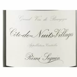 Vente flash ❤️ Rémi Seguin, 2020 - Côte de Nuits Villages AOP - Rouge - 75 cl 😀 -Vins Rouges Soldes 3760118323473 3