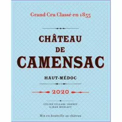 Bon marché 🥰 Château de Camensac, 2020 - Haut-Médoc AOP - Rouge - 75 cl 😀 -Vins Rouges Soldes 3760293120676 2